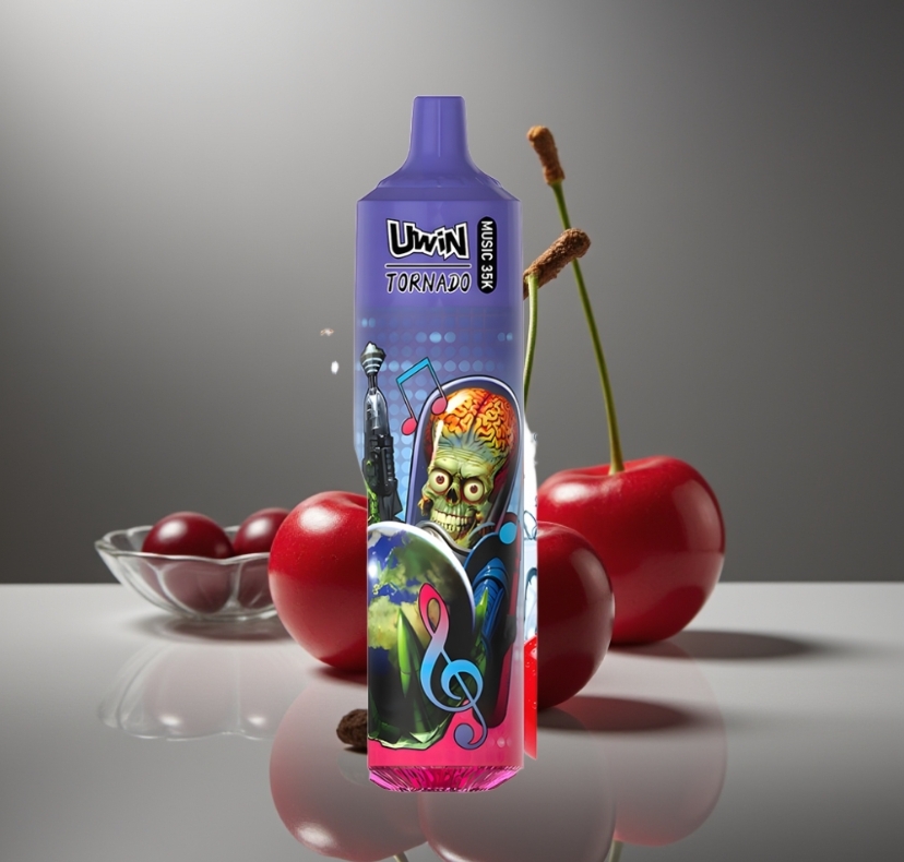 Ontdek de Wereld van Vaping: Uwin Tornado 35K Music Vape - Kers Cola en Tornado Vape 15K