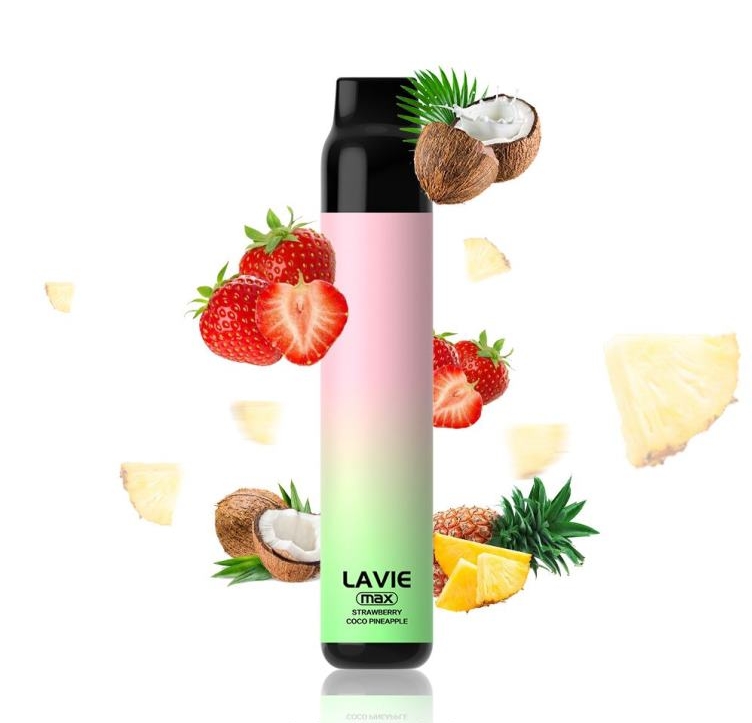 LAVIE BAR 5000 Strawberry Coco Pineapple: De Perfecte Mix van Tropische Smaak en Langdurig Genot